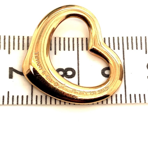 Tiffany & Co. 18RG 22MM open heart pendant - Picture 3 of 5